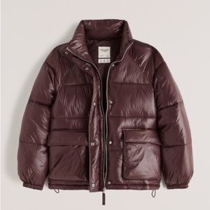 Abercombie Utility Puffer, Dark Brown